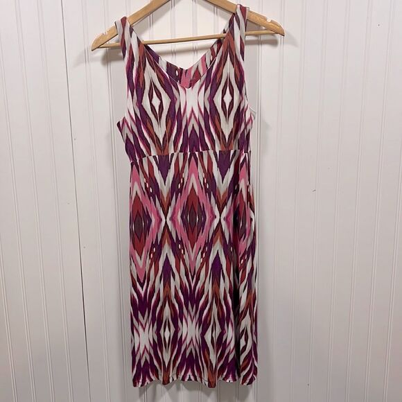 Athleta printed Santorini v-neck dress - Picture 1 of 6